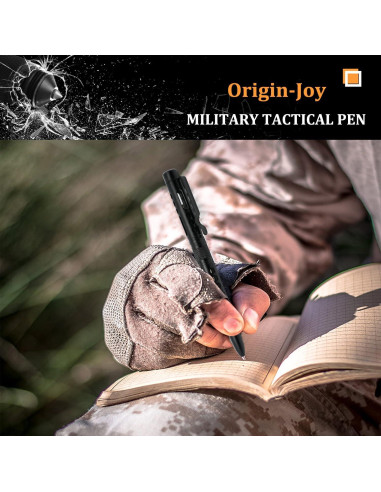 Conjunto de 5 bolígrafos tácticos Origin-Joy EDC negro