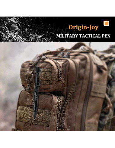 Conjunto de 5 bolígrafos tácticos Origin-Joy EDC negro