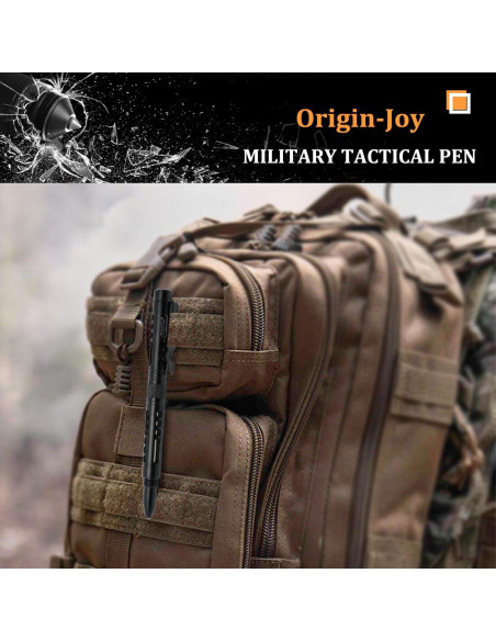 Conjunto de 5 bolígrafos tácticos Origin-Joy EDC negro