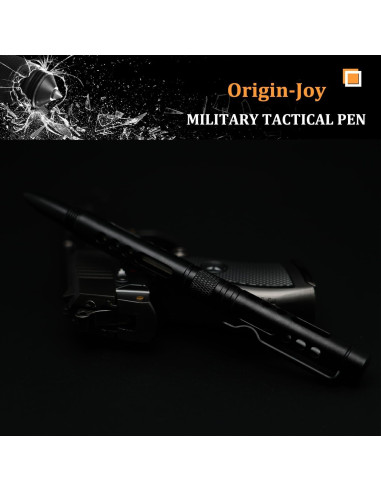 Conjunto de 5 bolígrafos tácticos Origin-Joy EDC negro