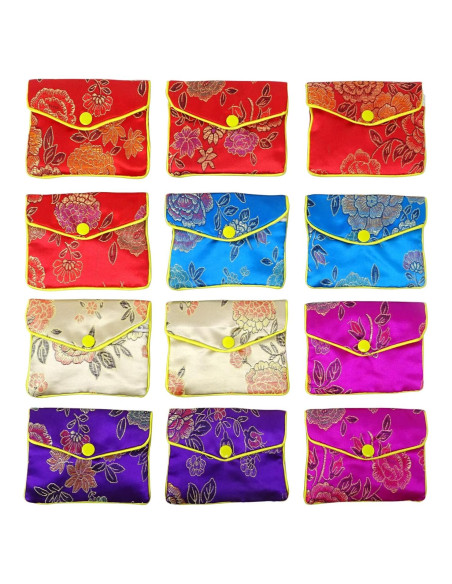 Bolsa de Seda para Joyería Honbay 12PCS Brocade Bordada M