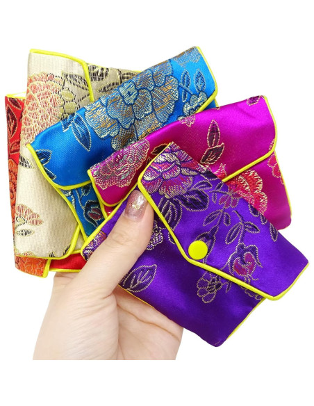 Bolsa de Seda para Joyería Honbay 12PCS Brocade Bordada M