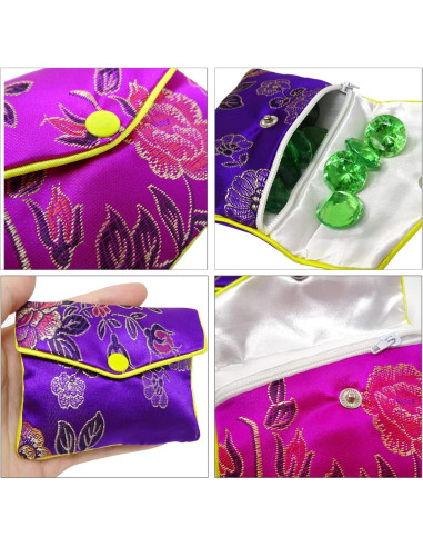 Bolsa de Seda para Joyería Honbay 12PCS Brocade Bordada M