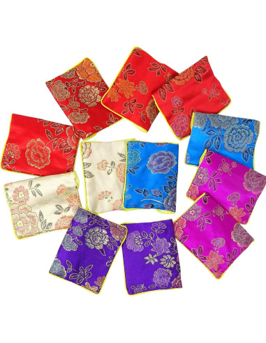 Bolsa de Seda para Joyería Honbay 12PCS Brocade Bordada M