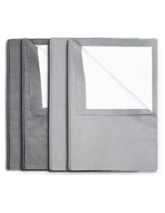 4 Paños de Limpieza de Joyería Triwenve 25x31.2cm