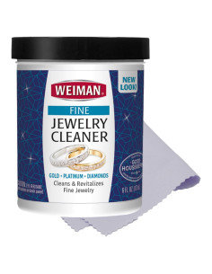 Limpiador de Joyería Weiman 198 g con Cepillo - Brillo Oro y Diamantes