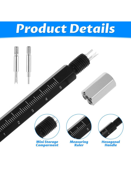 Herramienta de Extracción de Pasadores de Reloj Grevosea - Acero Inoxidable