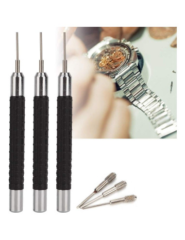 Juego de 3 Herramientas para Remover Pasadores de Correa de Reloj