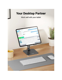 Soporte para Tableta UGREEN Ajustable Negro 18.3x12cm 2