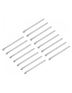 Pasadores de Enlace de Reloj uxcell 25mm Acero Inoxidable 1mm