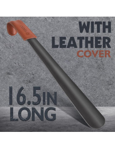 Cuchara para Calzado ZOMAKE de Metal 41.91 cm para Personas Mayores 2