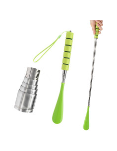 Cuerno de zapato telescópico ajustable de acero inoxidable