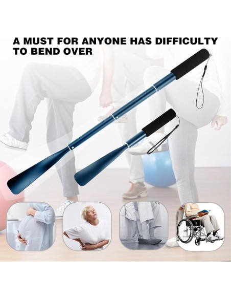 Calzador Retráctil JJDPARTS de Aluminio 36.8-94 cm Unisex