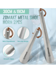 Cuchara para Calzar de Mango Largo ZOMAKE 30 cm Metal 2