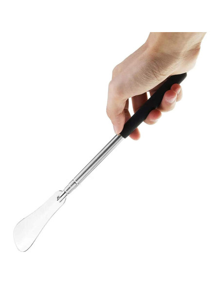 Cuchara para zapatos ajustable Fanwer de acero inoxidable 31-65 cm