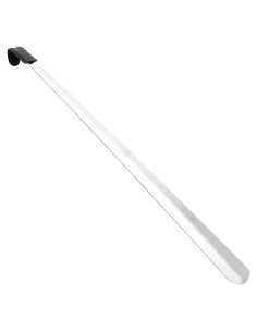 Cuerno de Zapato de Metal 80 cm con Mango de Cuero - Unisex