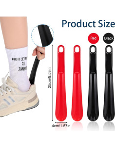 Cuerno de Zapato de Plástico DIVINA VITAE 25cm - 4 Piezas 2