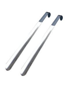 Juego de 2 cucharas para zapatos de acero inoxidable 42 cm