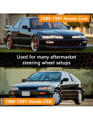 Conectores de zapato de volante EVRBUL 2PCS para Honda CRX/Civic