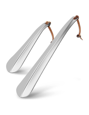 Juego de Calzadores de Acero Inoxidable ONEKOO - Largo 30.48 cm y Corto 19.05 cm