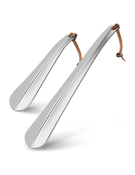 Juego de Calzadores de Acero Inoxidable ONEKOO - Largo 30.48 cm y Corto 19.05 cm