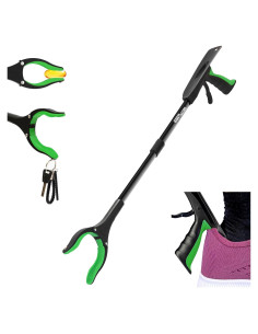 Agarrador de Alcance Plegable GrabRunner Verde 82 cm