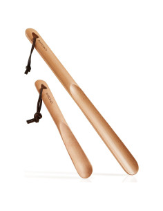 Cuchara para Calzado CHOSIN 2 Piezas Madera Ergonomica