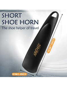 Cuerno de Zapato NINEMAX de Plástico 19 cm Portátil para Viajes 2