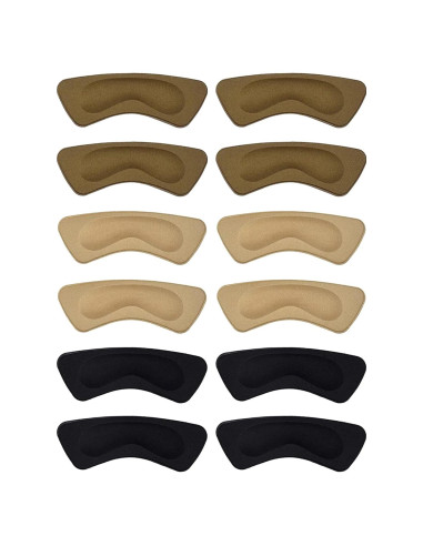 Almohadillas para Talones Hotop 6 Pares Mujeres Adhesivas