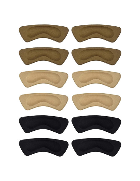 Almohadillas para Talones Hotop 6 Pares Mujeres Adhesivas