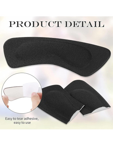 Almohadillas para Talones Hotop 6 Pares Mujeres Adhesivas