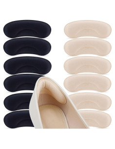 6 Pares Almohadillas Talón Comfowner Antideslizantes Ajuste Perfecto