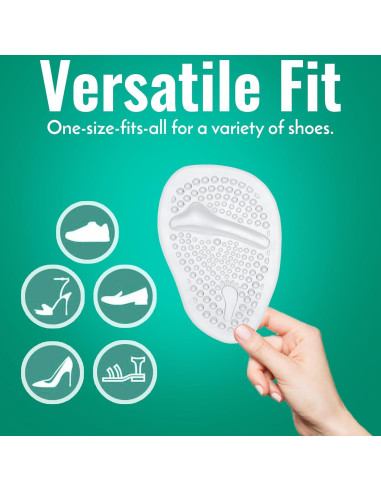 Almohadillas Metatarsales Comfwalk - 3 Pares - Transparente