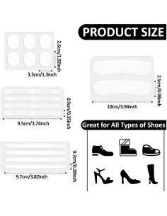 34 Piezas Almohadillas de Silicona para Tacones Tucnoeu 2