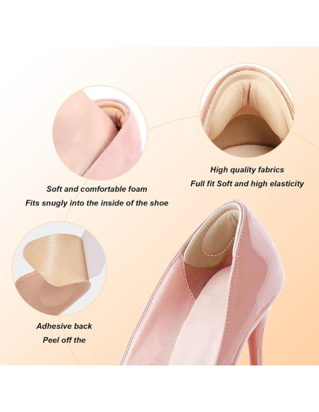 18 Pares Almohadillas Talones y Dedos Mujeres QBXMY7