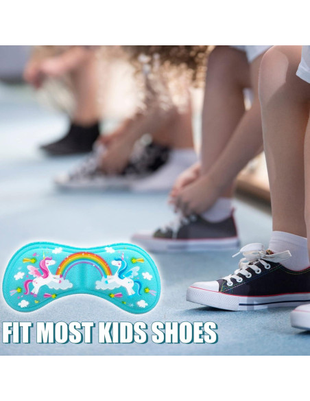 Geyoga 12 Piezas Almohadillas de Talón para Niños Estilo Unicornio