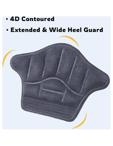 Almohadillas para Talones PALAKATE 4D Espuma Viscoelástica 3 Pairs