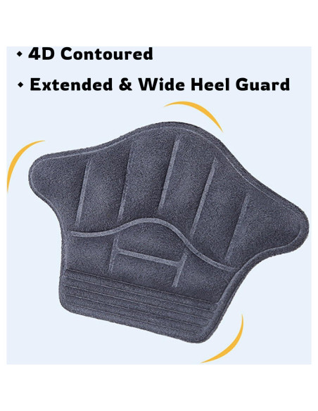 Almohadillas para Talones PALAKATE 4D Espuma Viscoelástica 3 Pairs