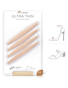 Forros Protectores Ultra Delgado Para Calzado - 4 Piezas Oro Champán 2