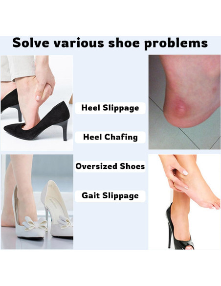 Almohadillas para Talones PALAKATE 4D Espuma Viscoelástica 3 Pairs