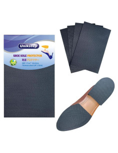 Protectores de Suela Unikstep 4 Piezas Antideslizantes Negro