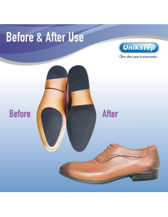 Protectores de Suela Unikstep 4 Piezas Antideslizantes Negro 2