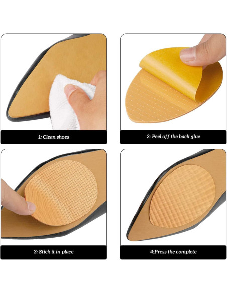 Agarradores Antideslizantes Riootlnm para Zapatos - Gel Silicona Amarillo