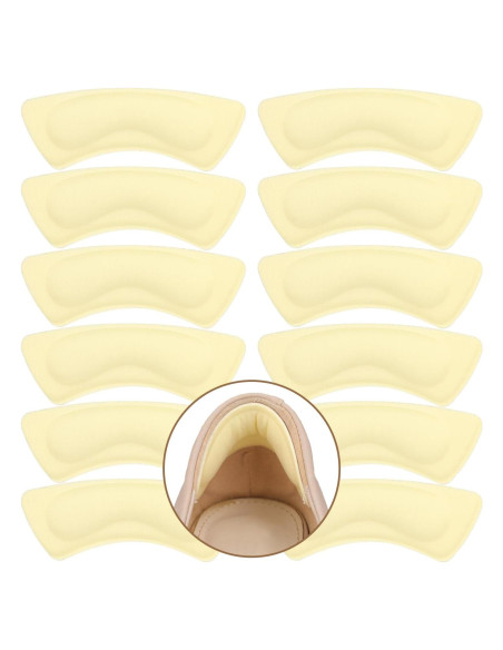 6 Pares Almohadillas para Talones Pasonly Antideslizantes