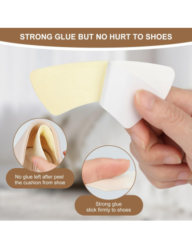 6 Pares Almohadillas para Talones Pasonly Antideslizantes