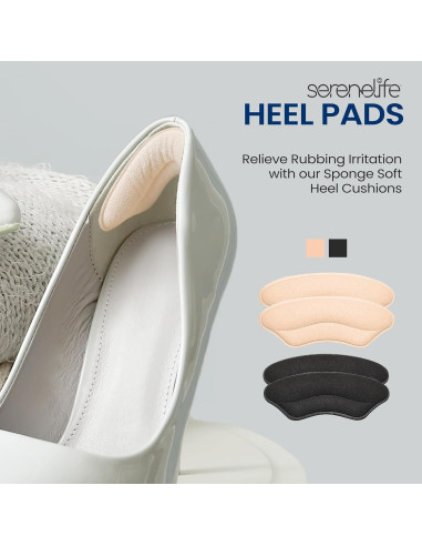 Almohadillas para Talón Sound Around - 6 Pares Suaves y Adhesivas