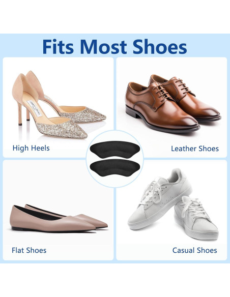 Protectores de Talón WONDSIGHIN - Almohadillas Antideslizantes 4 Pares