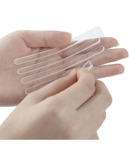 Cinta de Talón Silicona Transparente GSHLLO 40 Pcs