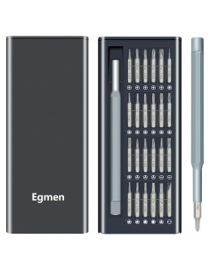 Juego de Destornilladores 25 en 1 Egmen con Estuche Magnético