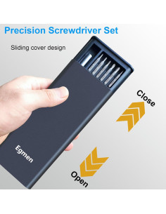 Juego de Destornilladores 25 en 1 Egmen con Estuche Magnético 2